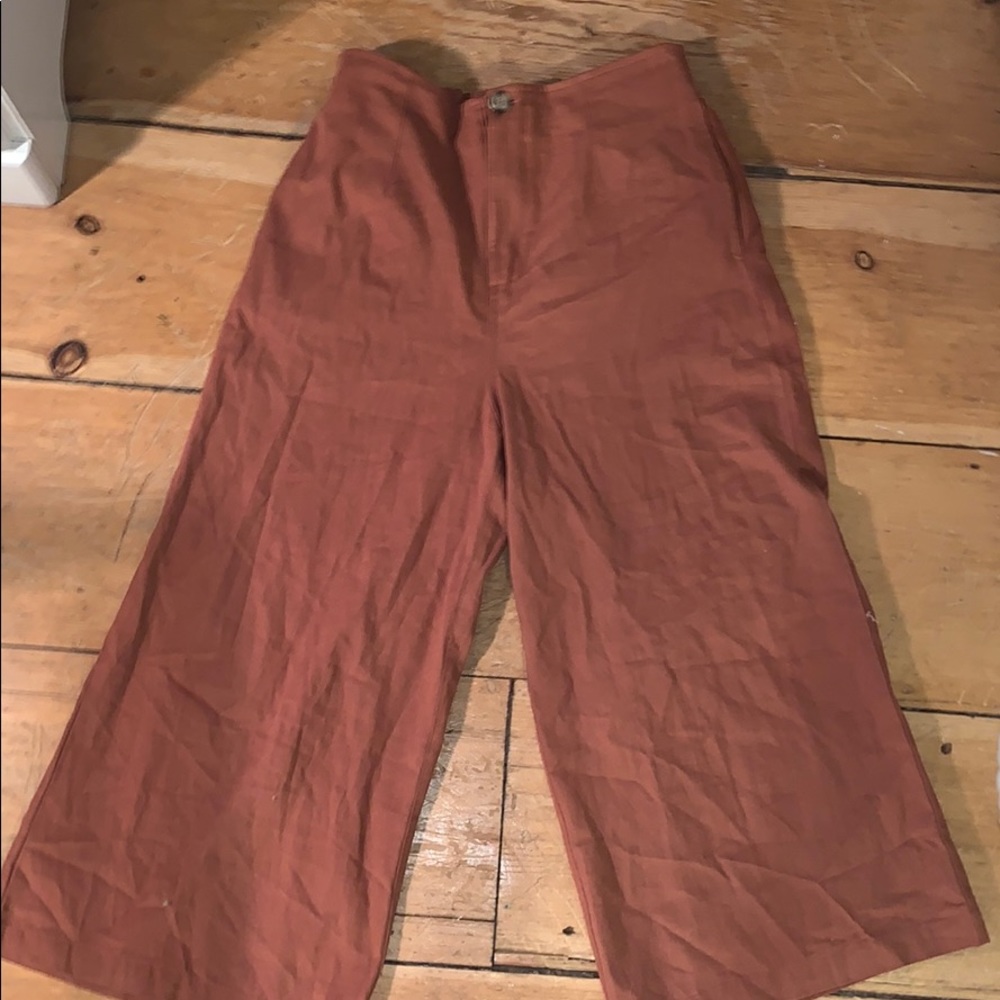 Gorgeous burnt orange flared pants